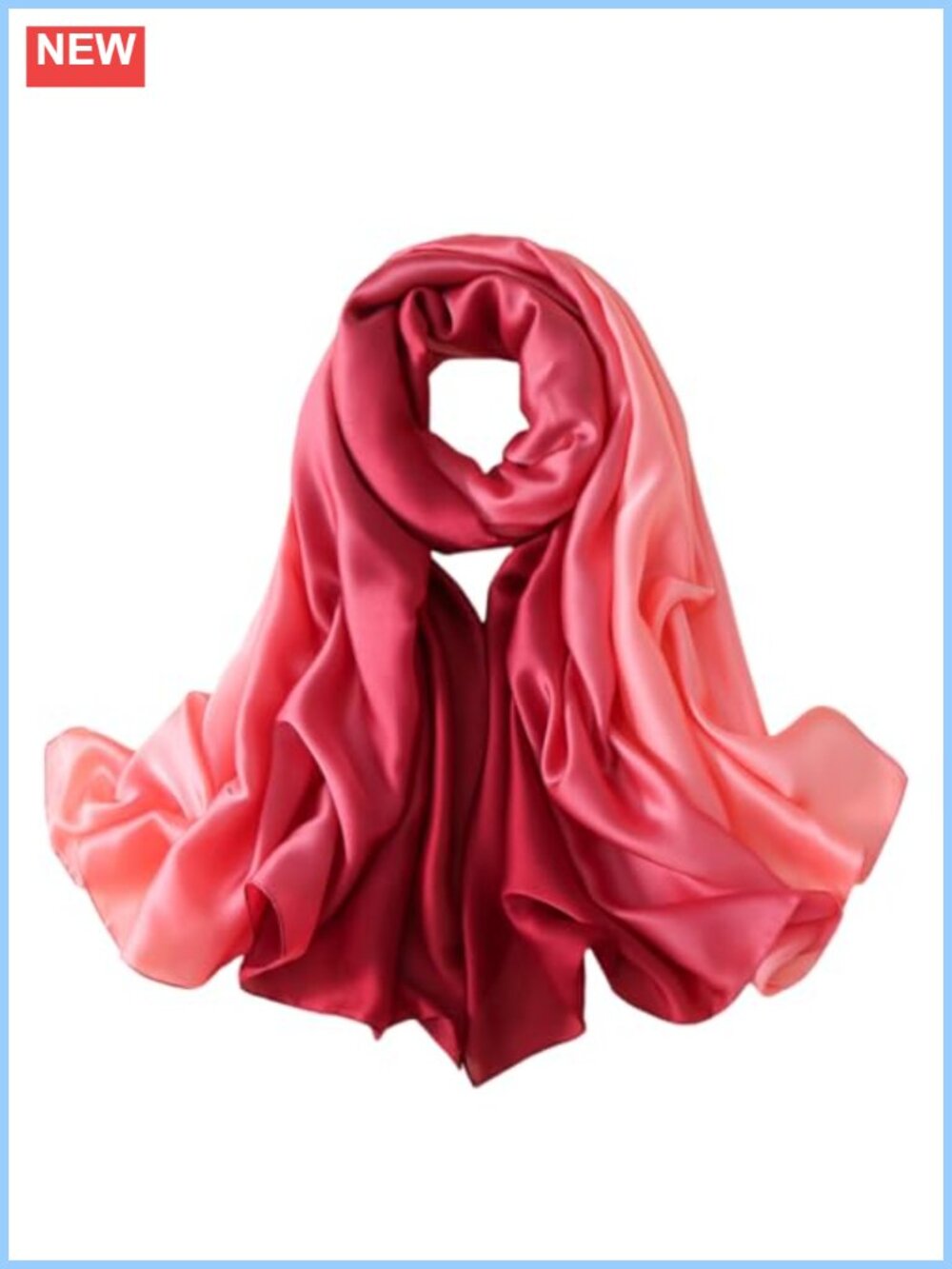 Silk Like Shawl Evening Dress Wrap Bridesmaid Wedding Scarf